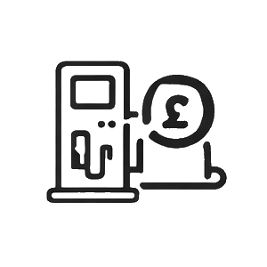 Petrol vs diesel icon