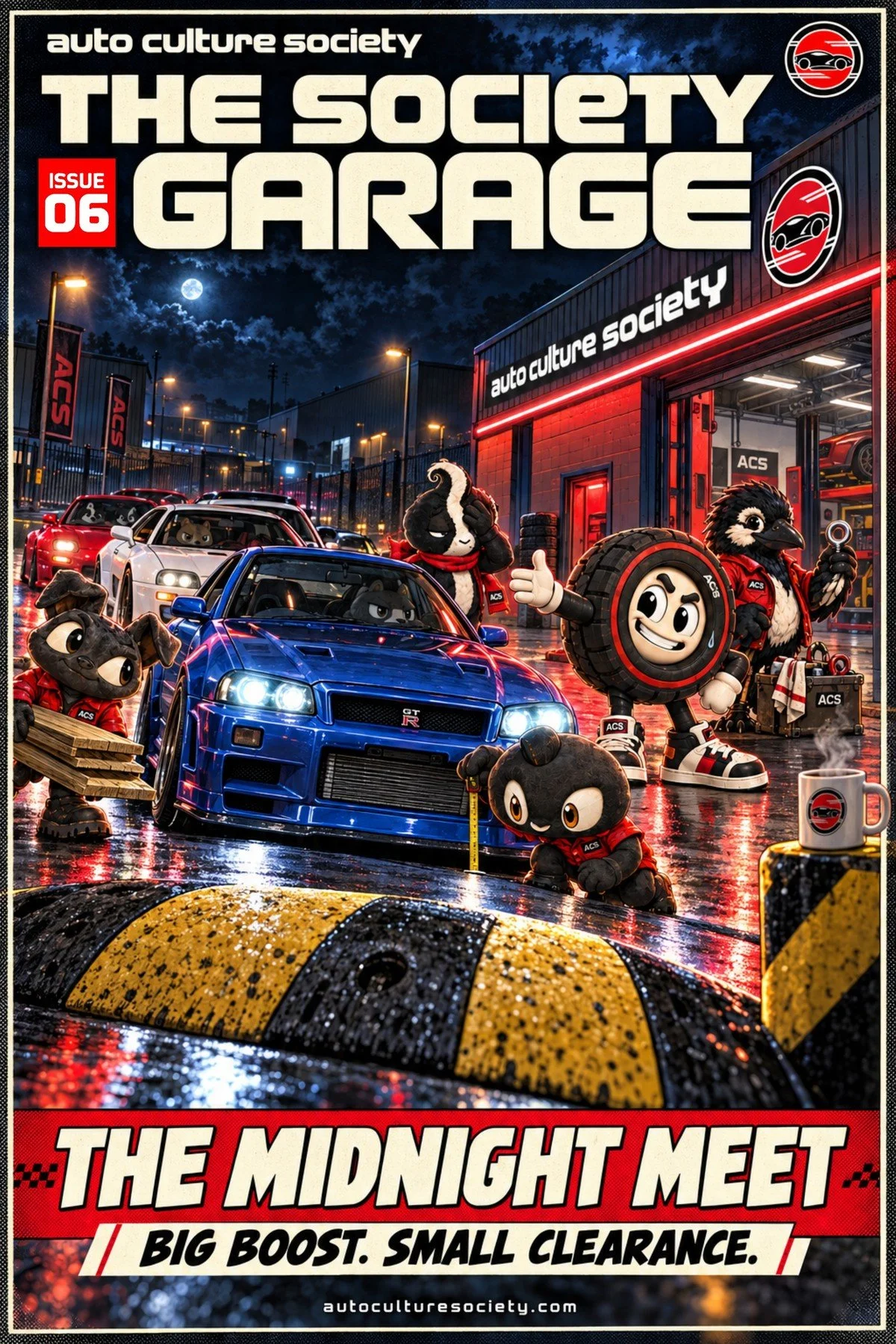 The Society Garage Issue 06: The Midnight Meet, original comic cover