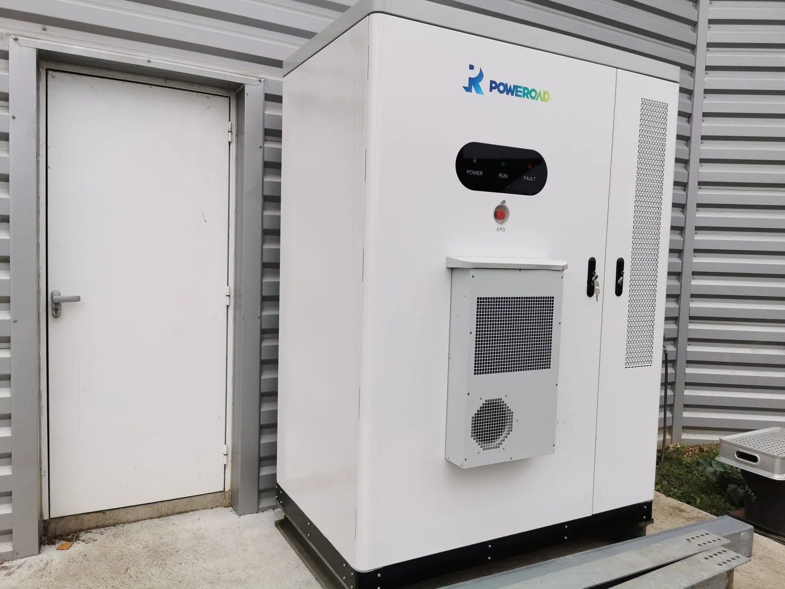 New-battery storage system at the Tours site
