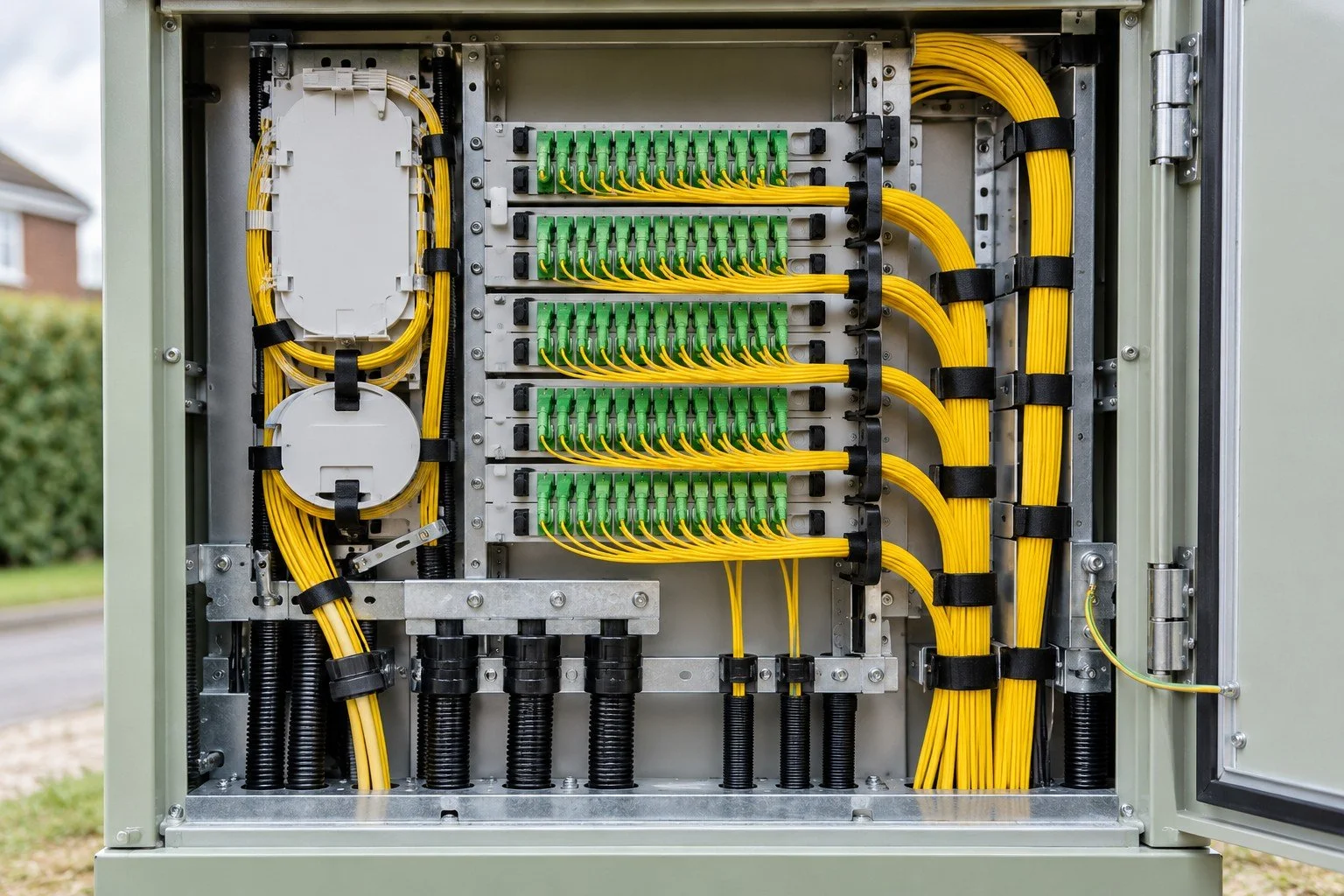Fibre network connection detail
