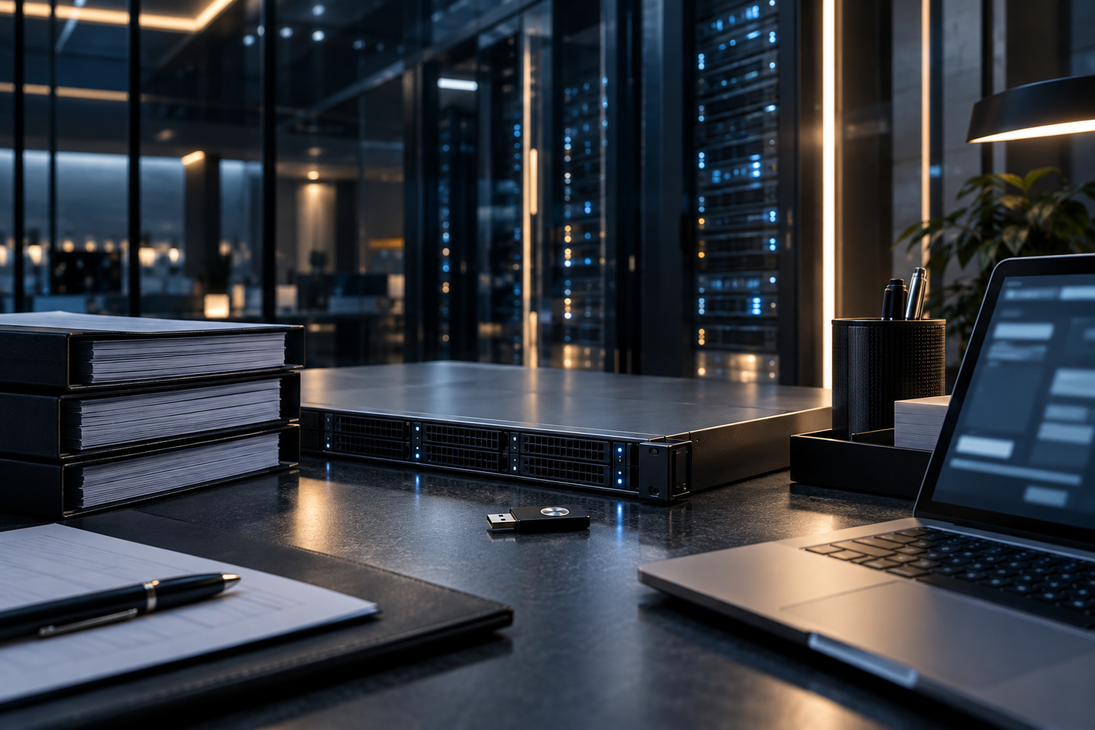 Licensing documents and server equipment in a cloud operations workspace