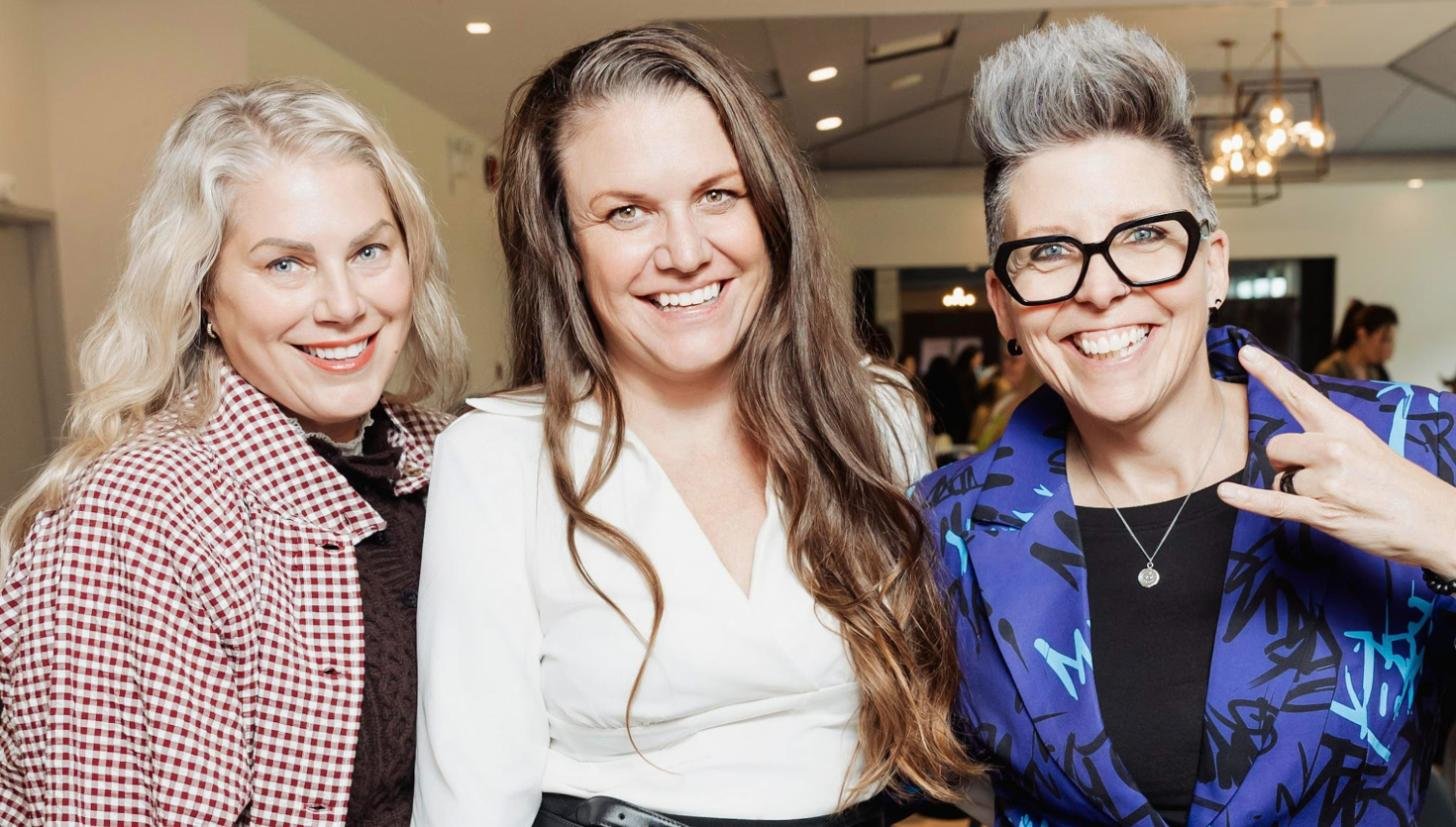 Meghan Simington with Isabelle Mercier-Turcotte at the October 2026 breakfast