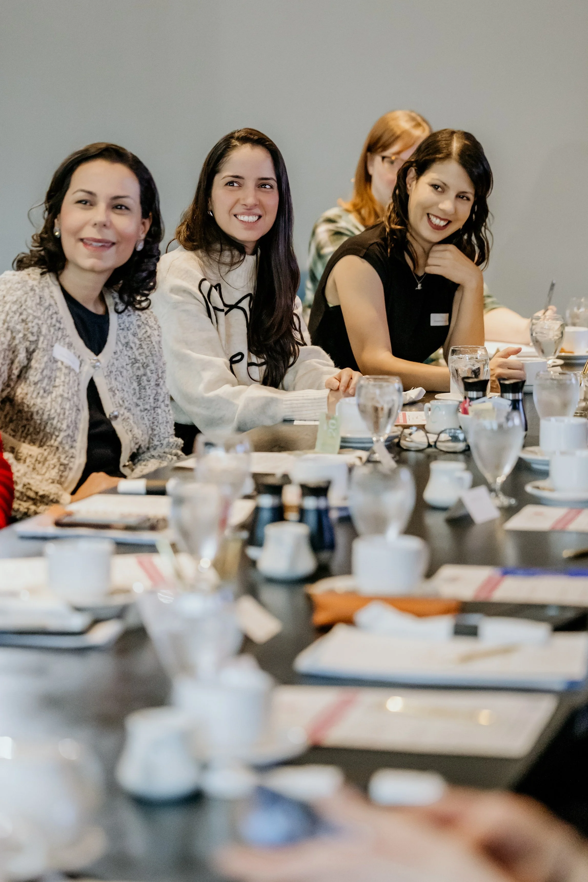 Growth Circle women working together in person