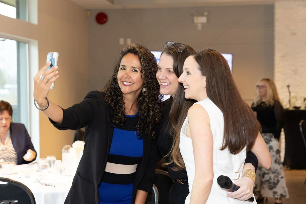 Female Forward Collective women gathered at breakfast event, Pitt Meadows Golf Club