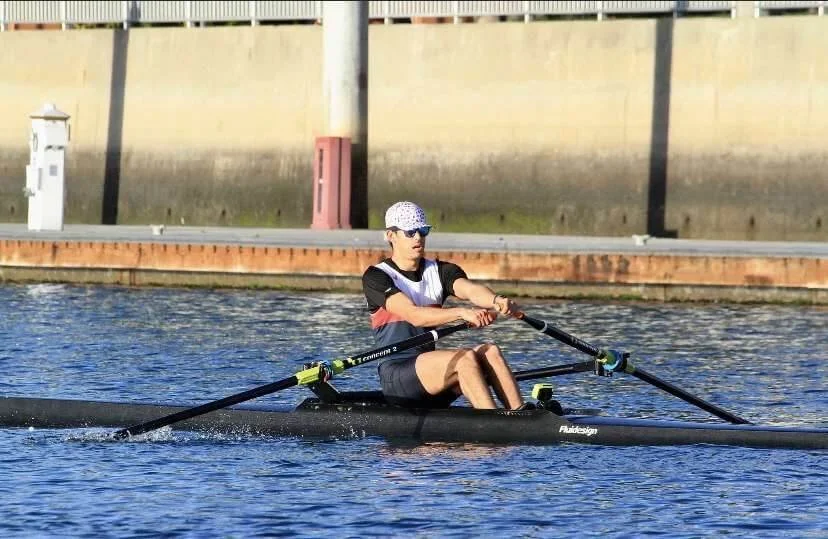 Ron racing in a Fluidesign single