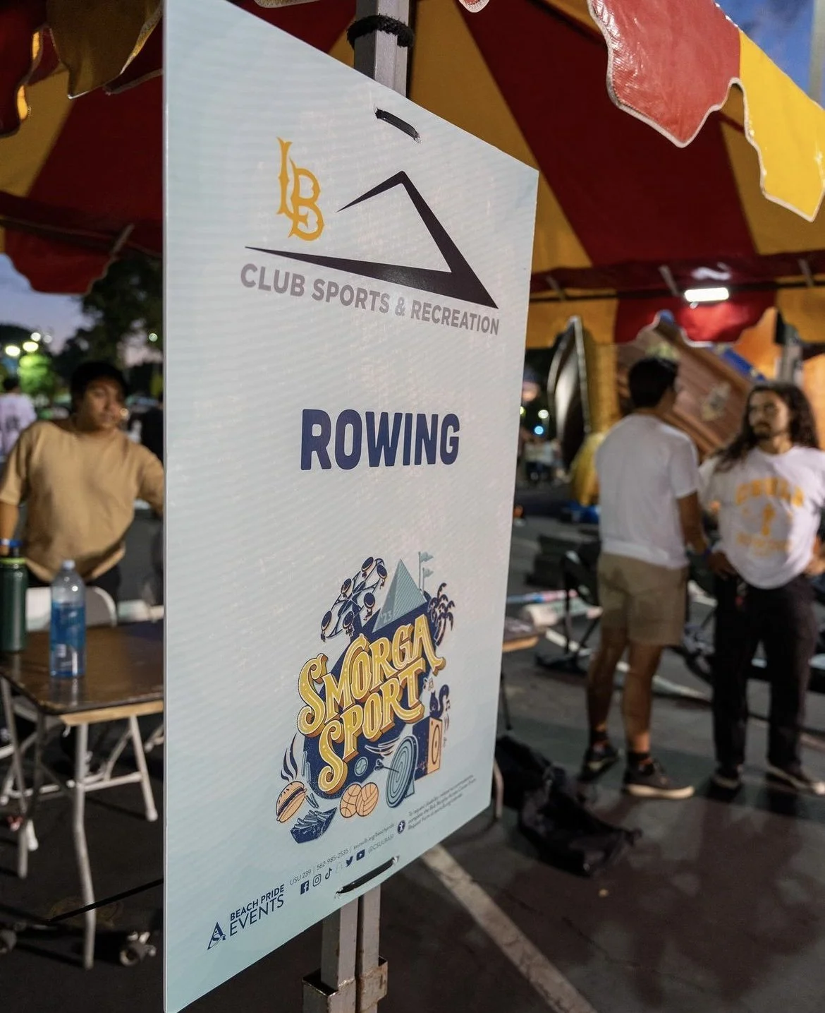 Smorgasport rowing sign