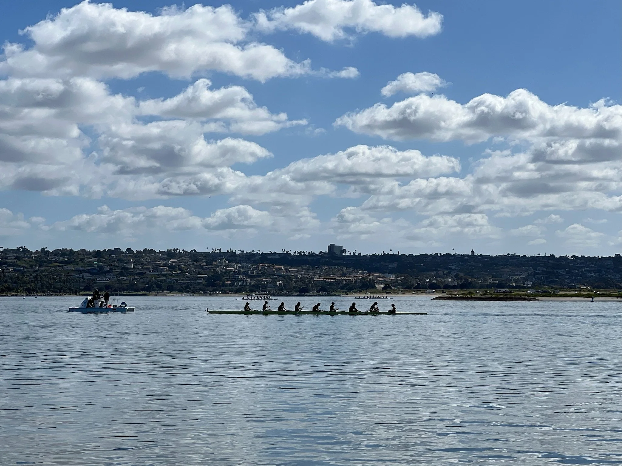 The Men's Crew right after their first race.