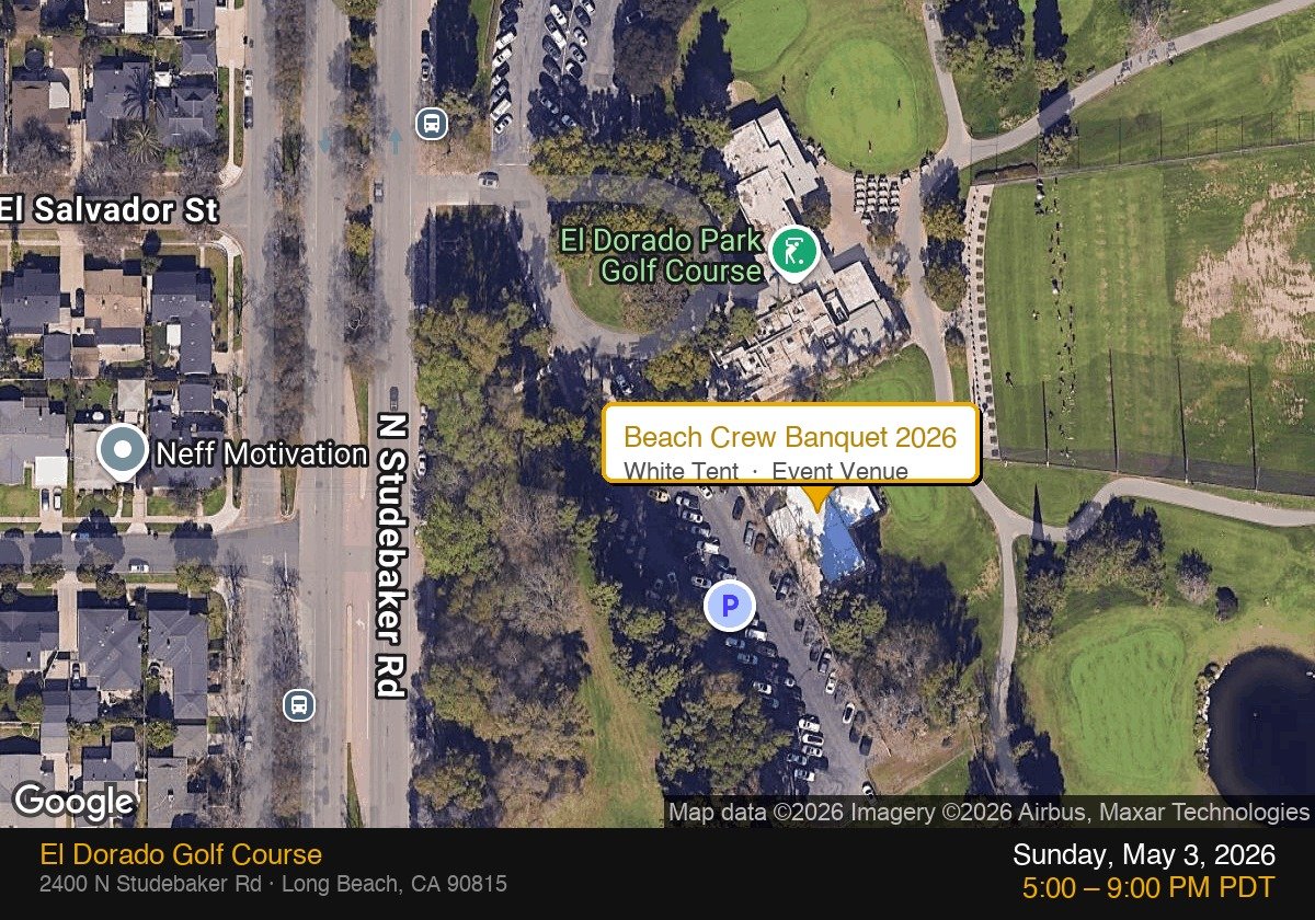 El Dorado Golf Course venue - Beach Crew Banquet 2026
