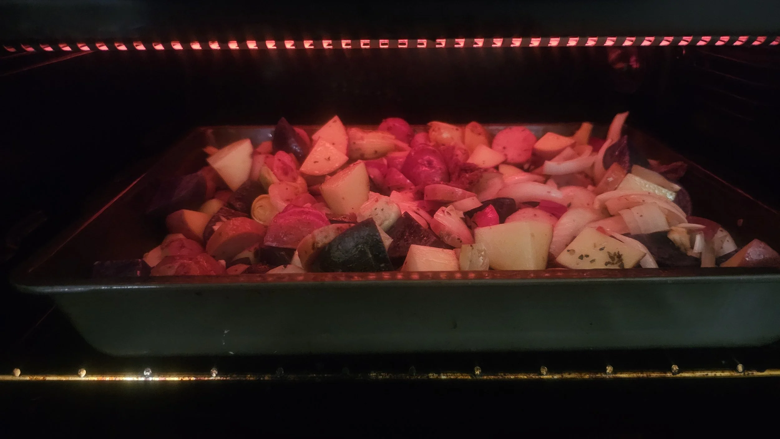 Tuscan Sun Variation cooking in the oven