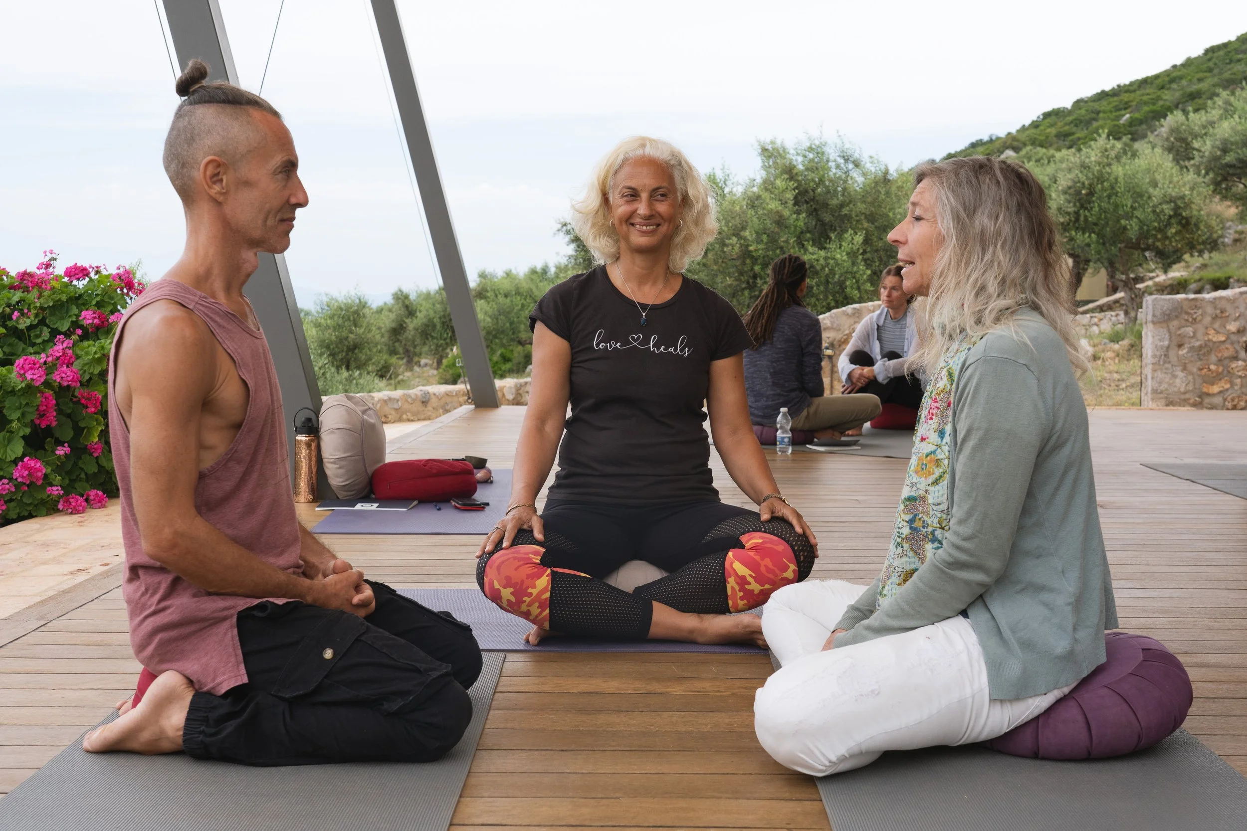 Participant moving from victim to creator consciousness