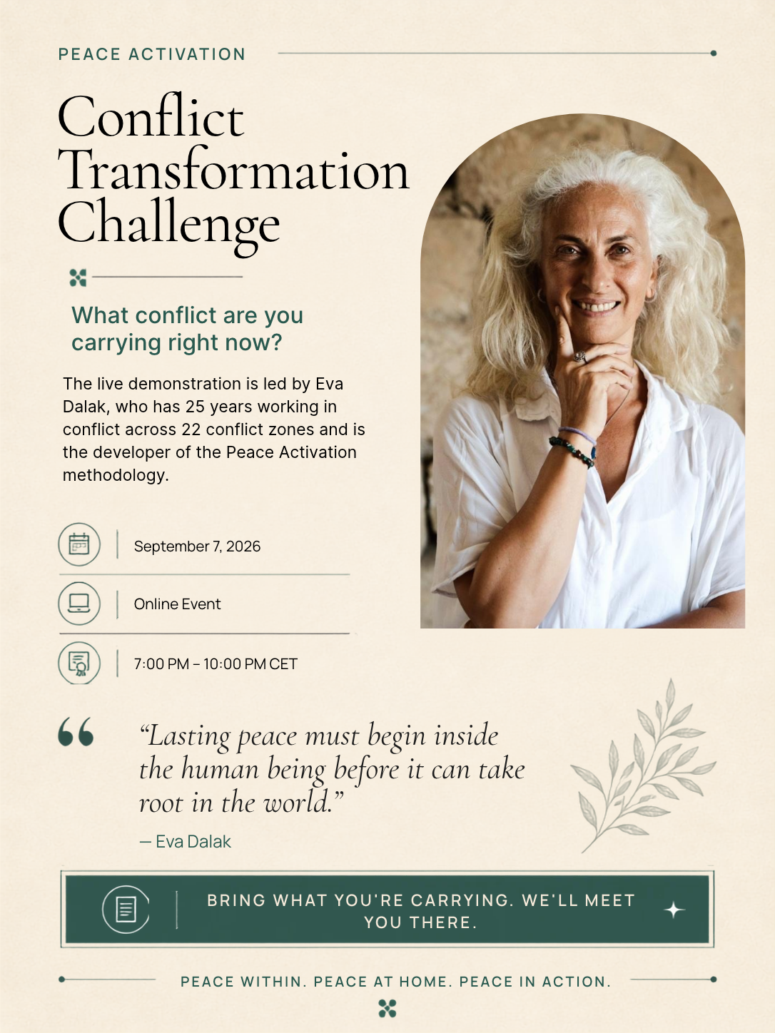 Conflict Transformation Challenge webinar