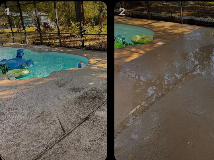 Pool Deck & Patio Cleaning by First Due Exterior Cleaning