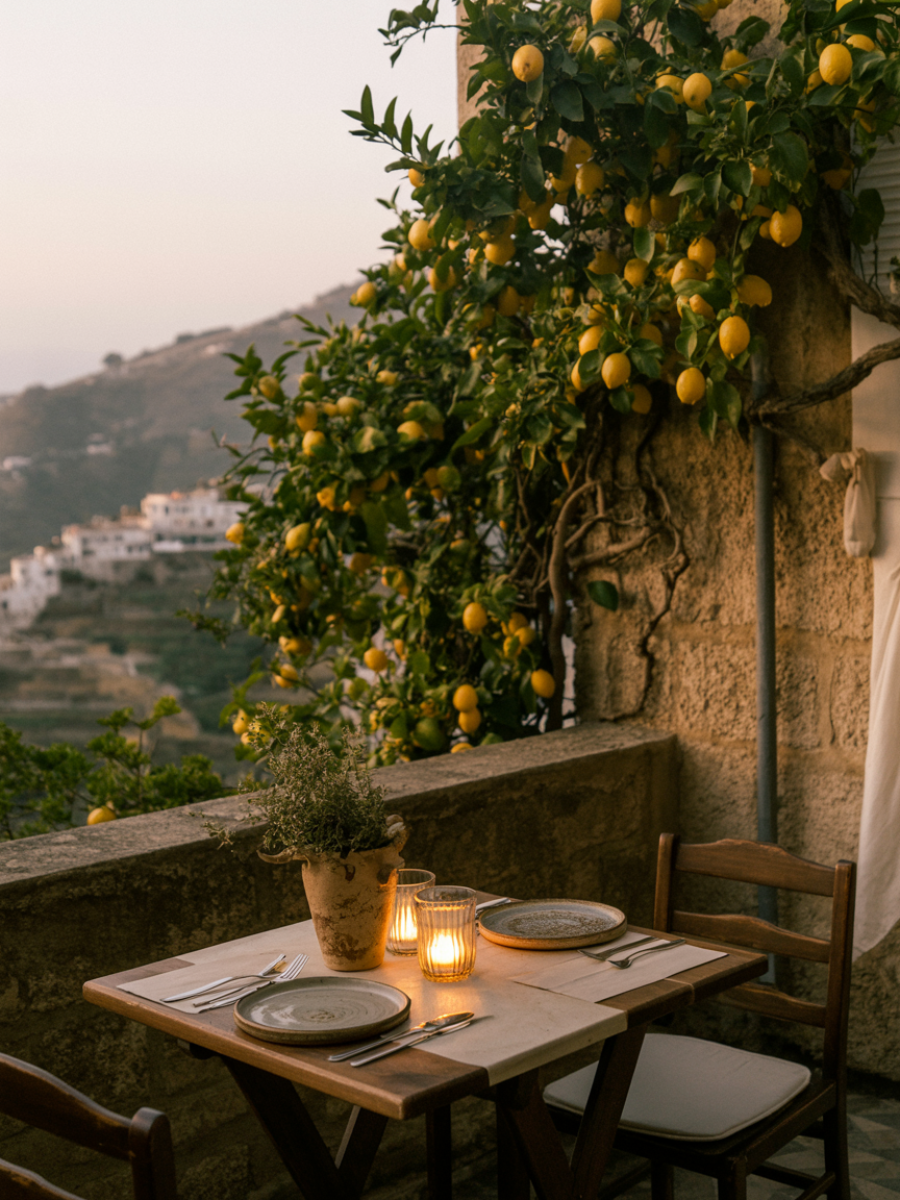 Amalfi Coast trattoria — Southern Italy honeymoon itinerary by The Itinerary Architect