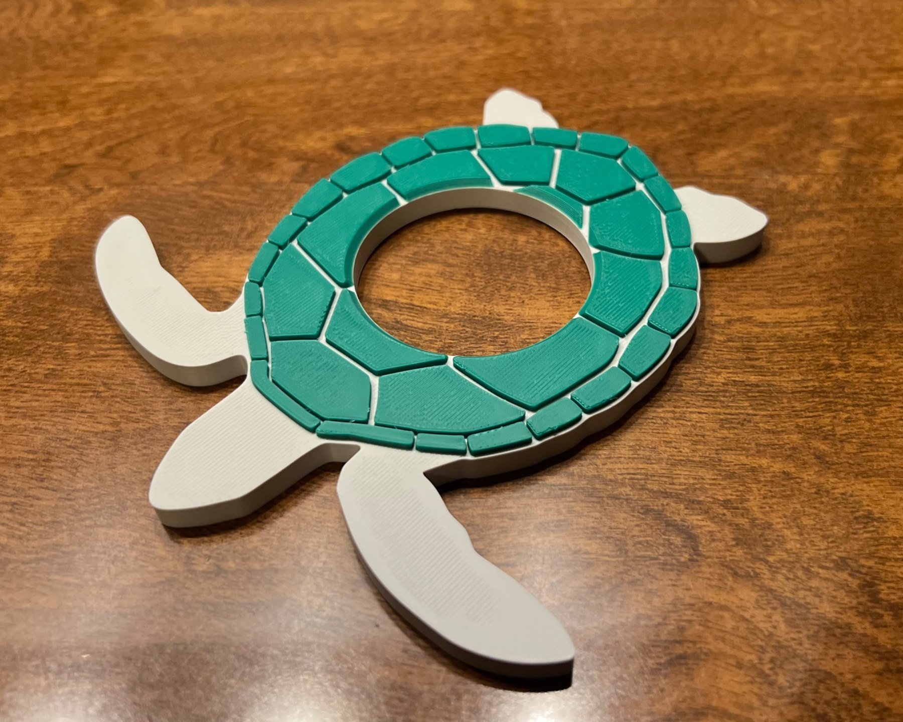 3D printed sea turtle educational model used in a STEM activity