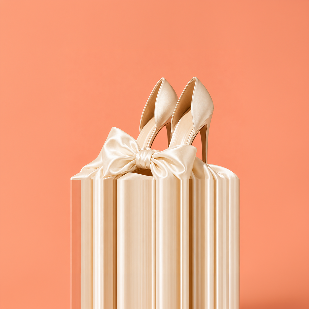 Wedding heels teaser for the 2027 Center City venue reveal