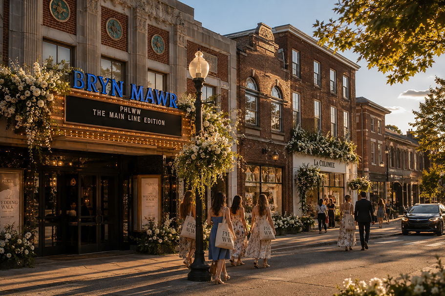Philadelphia Wedding Walk Main Line Edition at Bryn Mawr