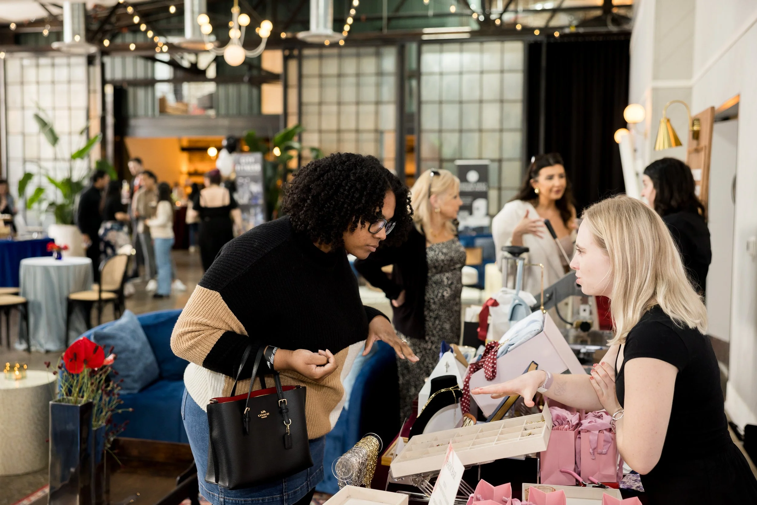 Interactive vendor experience at the Philadelphia Wedding Walk