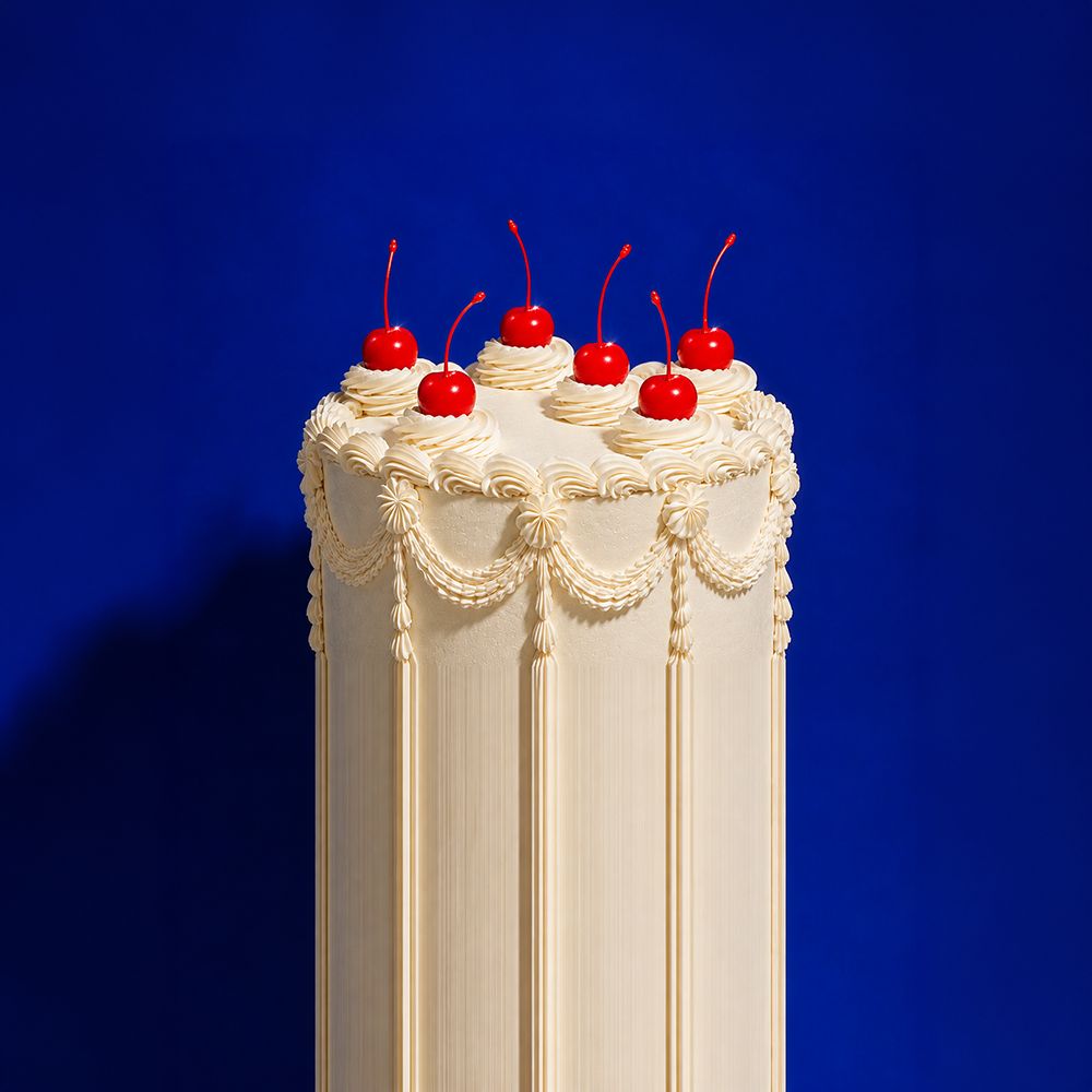 Wedding cake teaser for the 2027 Center City venue reveal