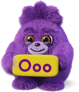 Ooo, Peopleoo’s mascot, holding an Ooo sign