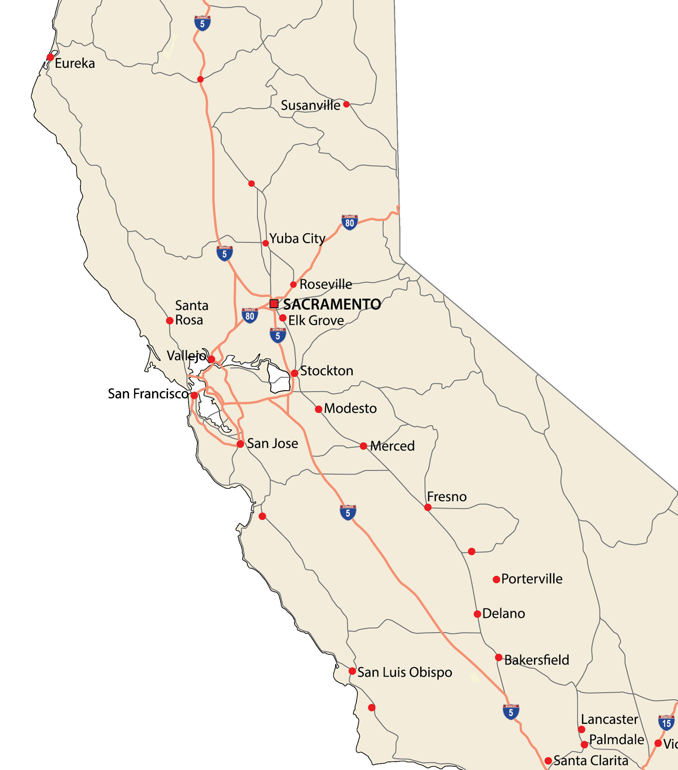 California provider locations