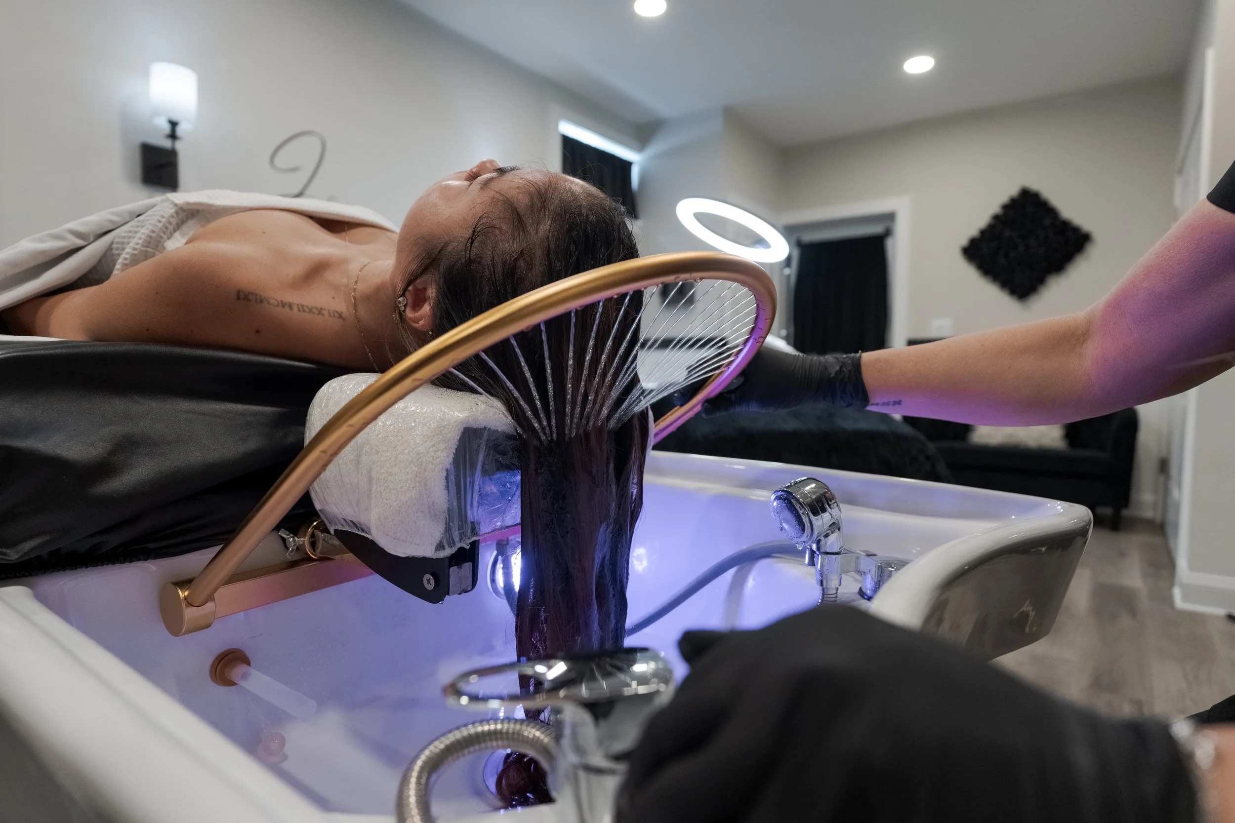 Japanese head spa treatment and scalp care