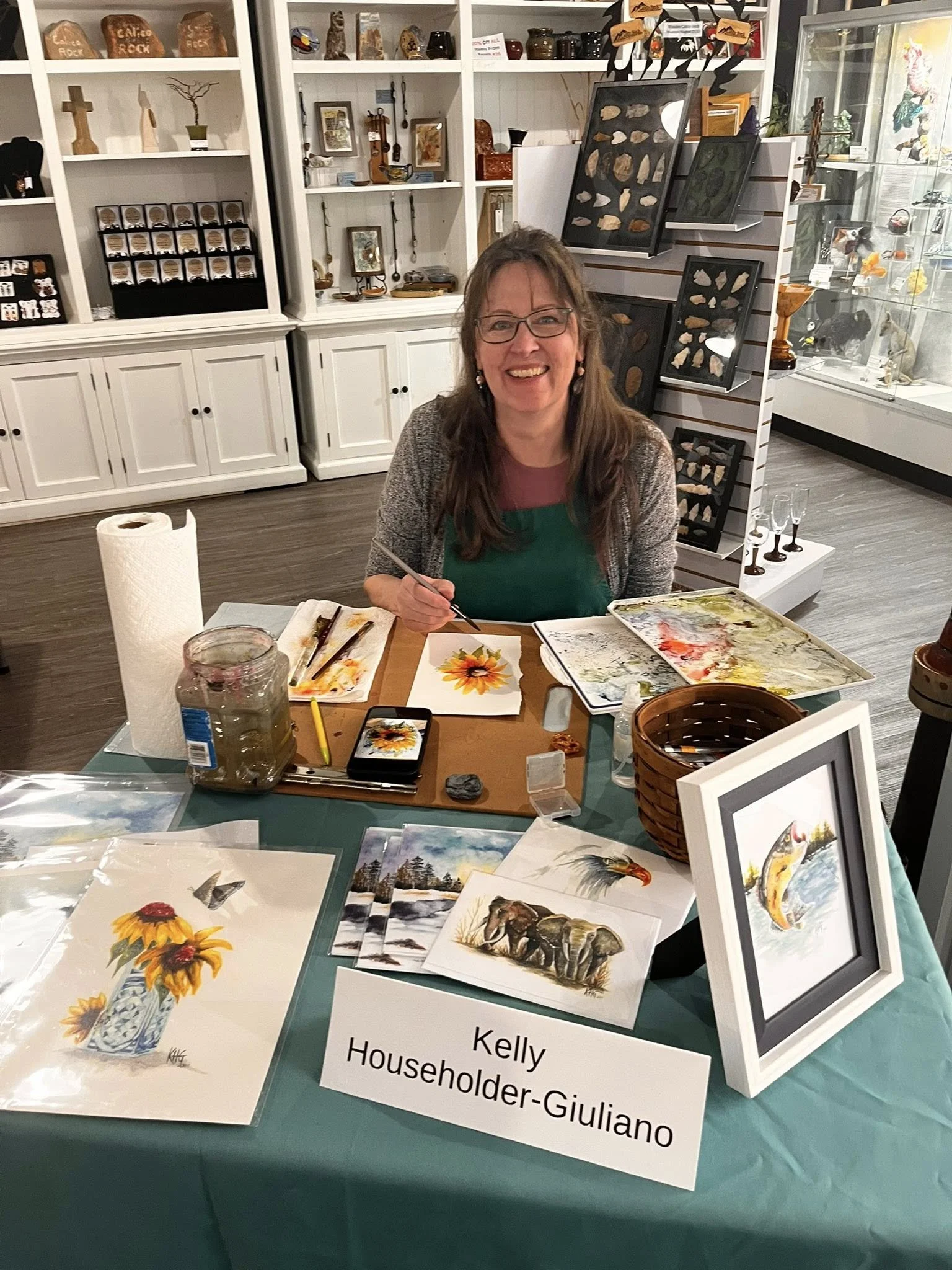 Artisan shops and culture in downtown Calico Rock