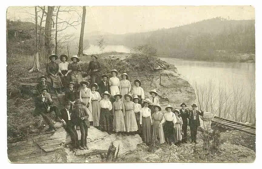 Historic Calico Rock postcard