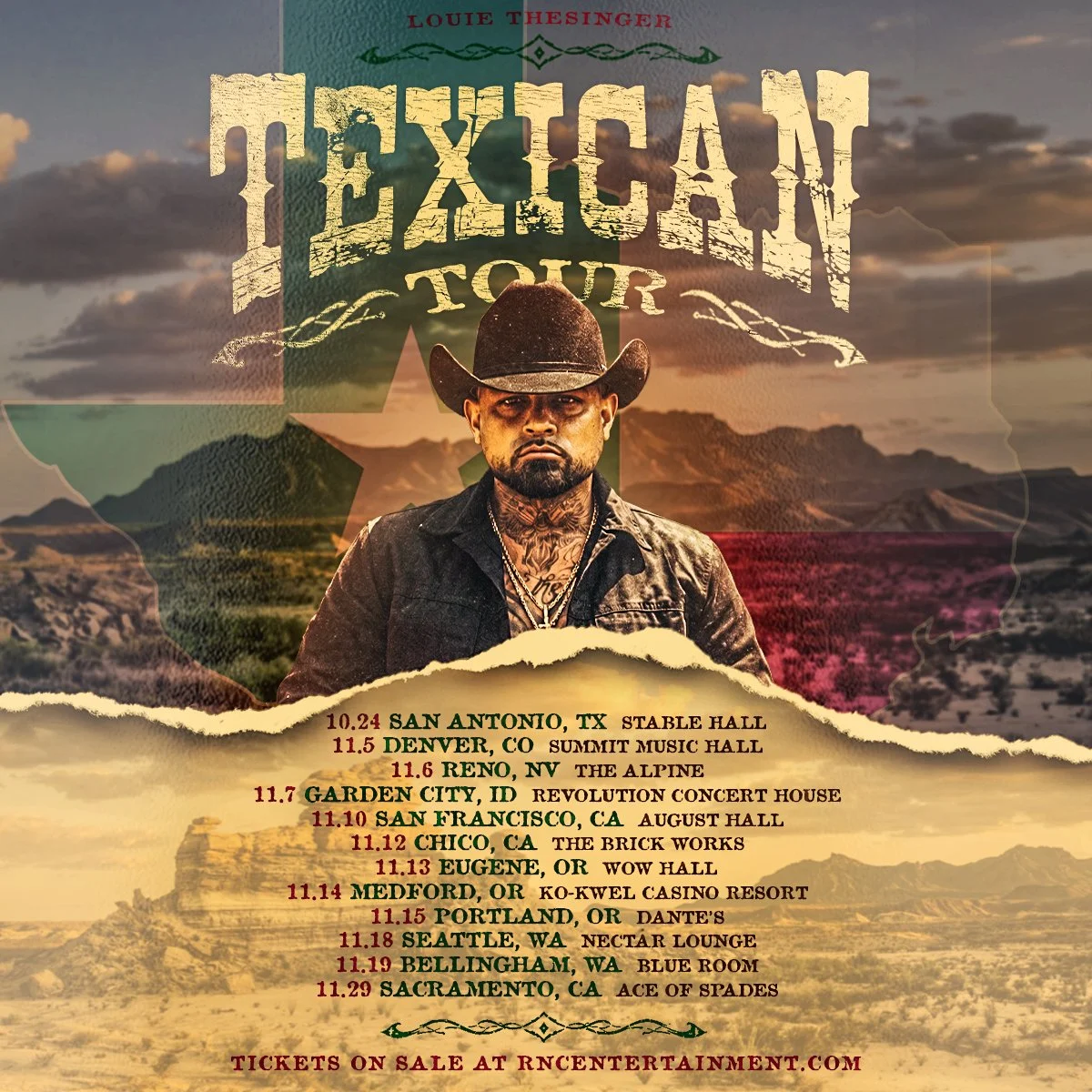 Louie TheSinger — Texican Tour
