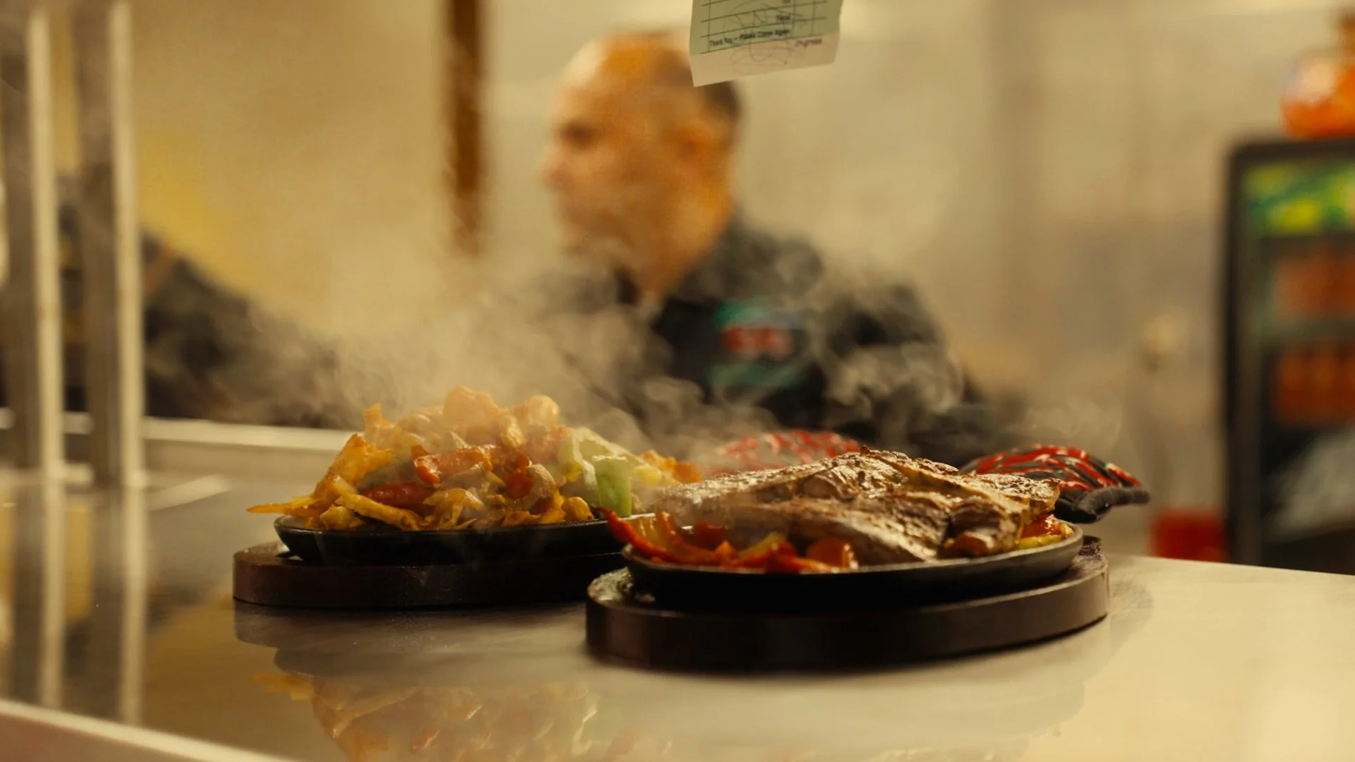 Sizzling fajita platter