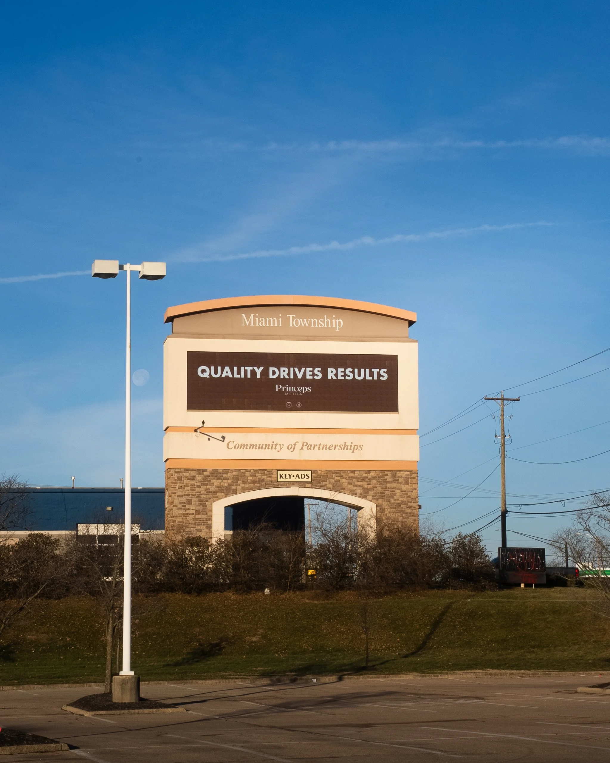 Princeps Media billboard — Quality Drives Results