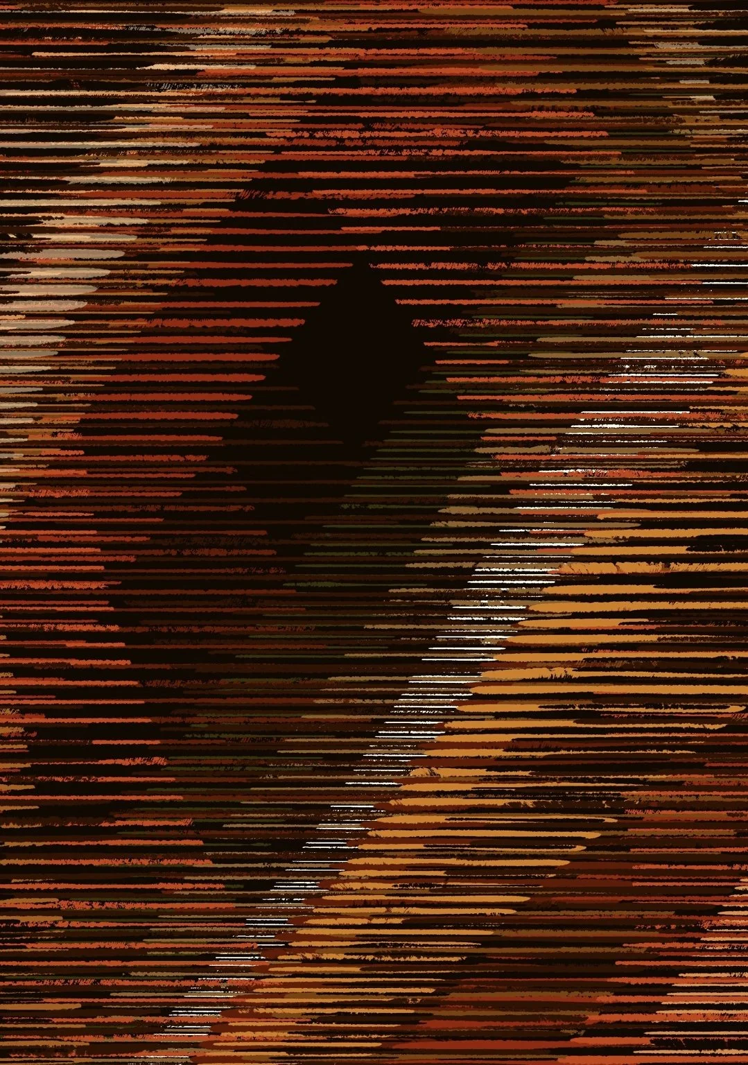 Digital line artwork 03 by Frank Díaz, horizontal orientation