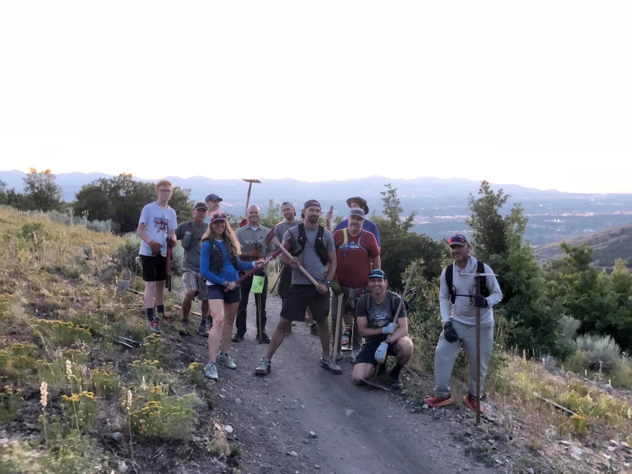 Trail work day photo
