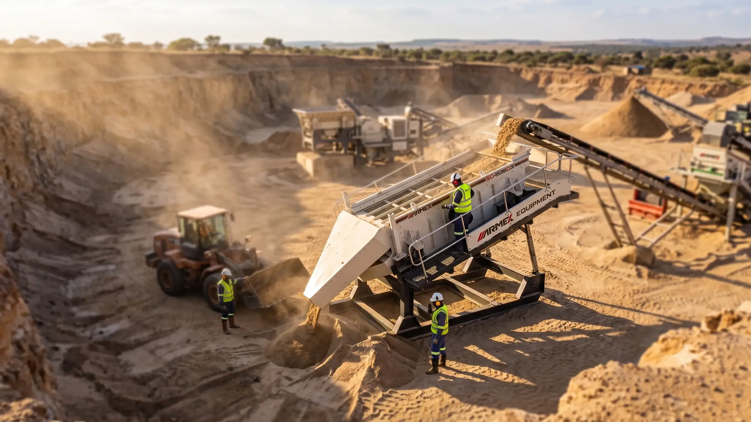 SC1536D2 Sand Quarry Application