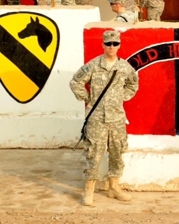 Michael Lockridge in Army Uniform