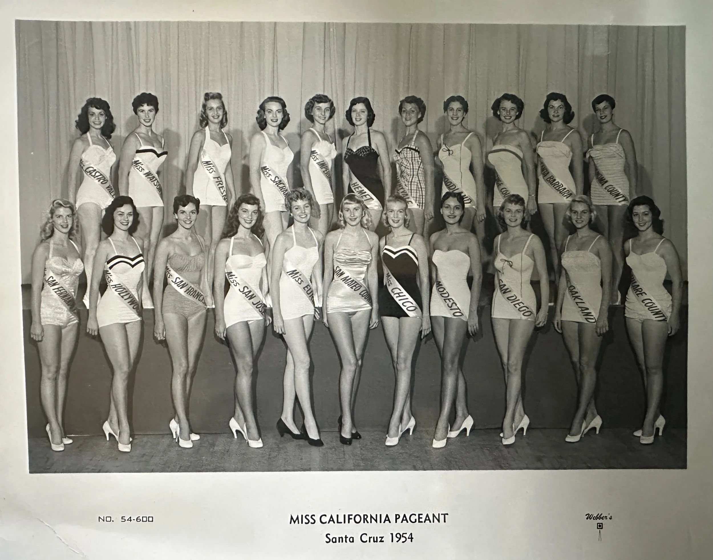 Jill · Miss California Pageant 1954