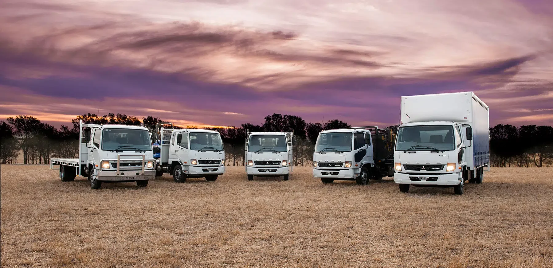 Fleet of commercial trucks — chattel mortgage vehicle finance Australia