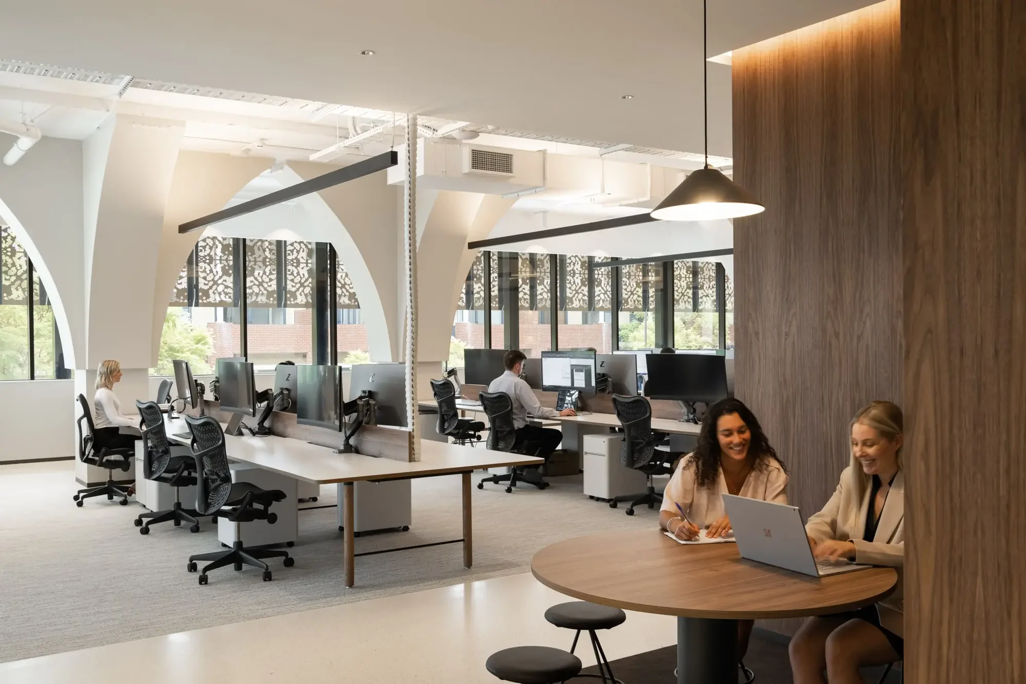Modern commercial office interior — the space you're working towards