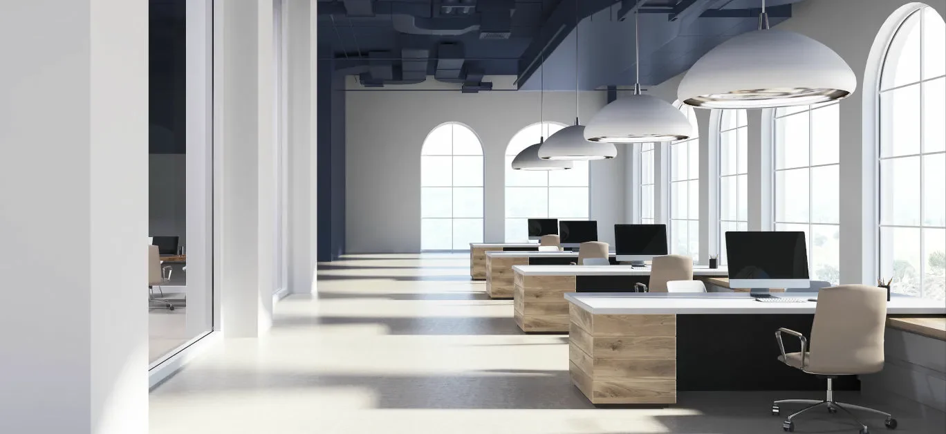 Modern commercial office interior — second mortgage loans Australia