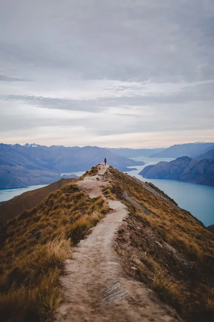 Mountain trail path