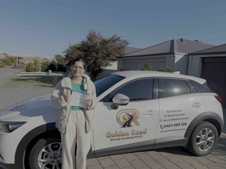 Mansukh Bajwa, a Golden Road Driving Academy learner driver