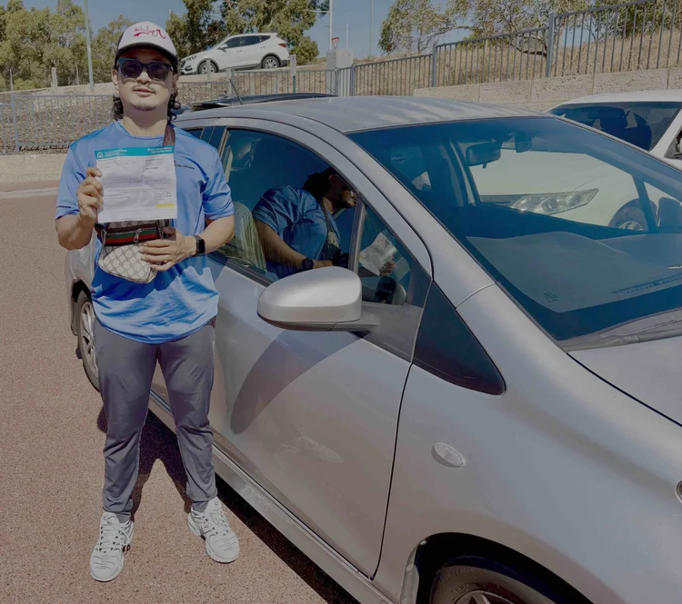 Pramod Rai, a Golden Road Driving Academy learner driver