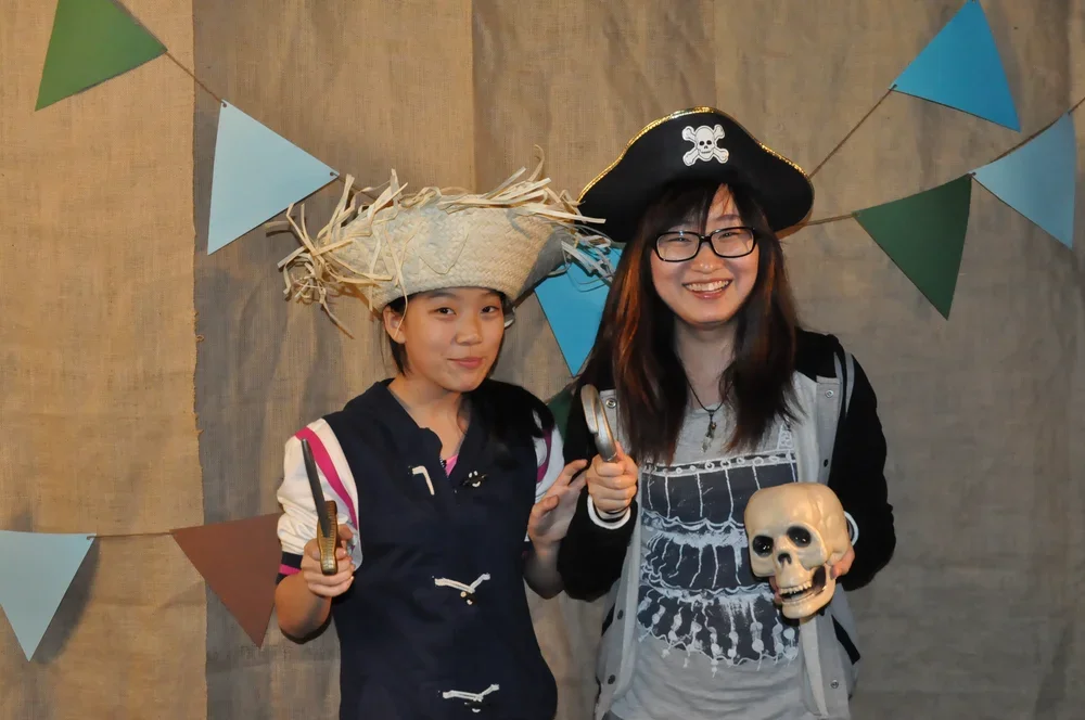 Solomon International School students at a school event