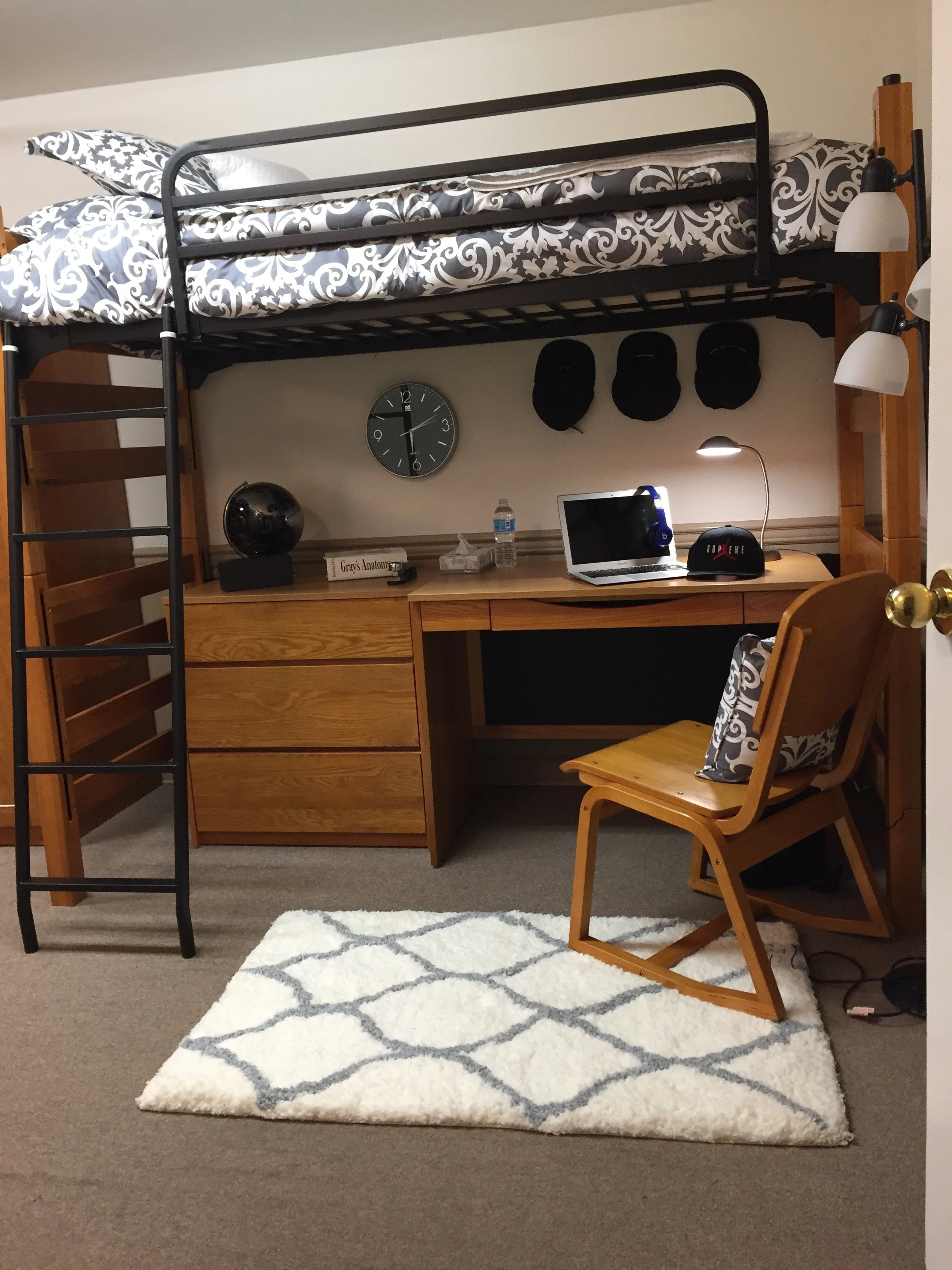 A Solomon International School dormitory room