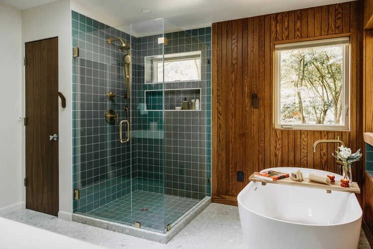Custom double vanity