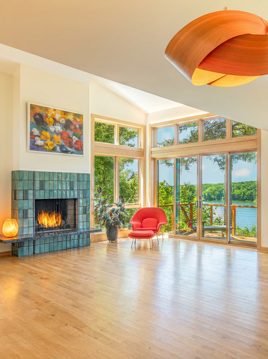 Interior in a whole-house remodel by Veritas Custom Homes