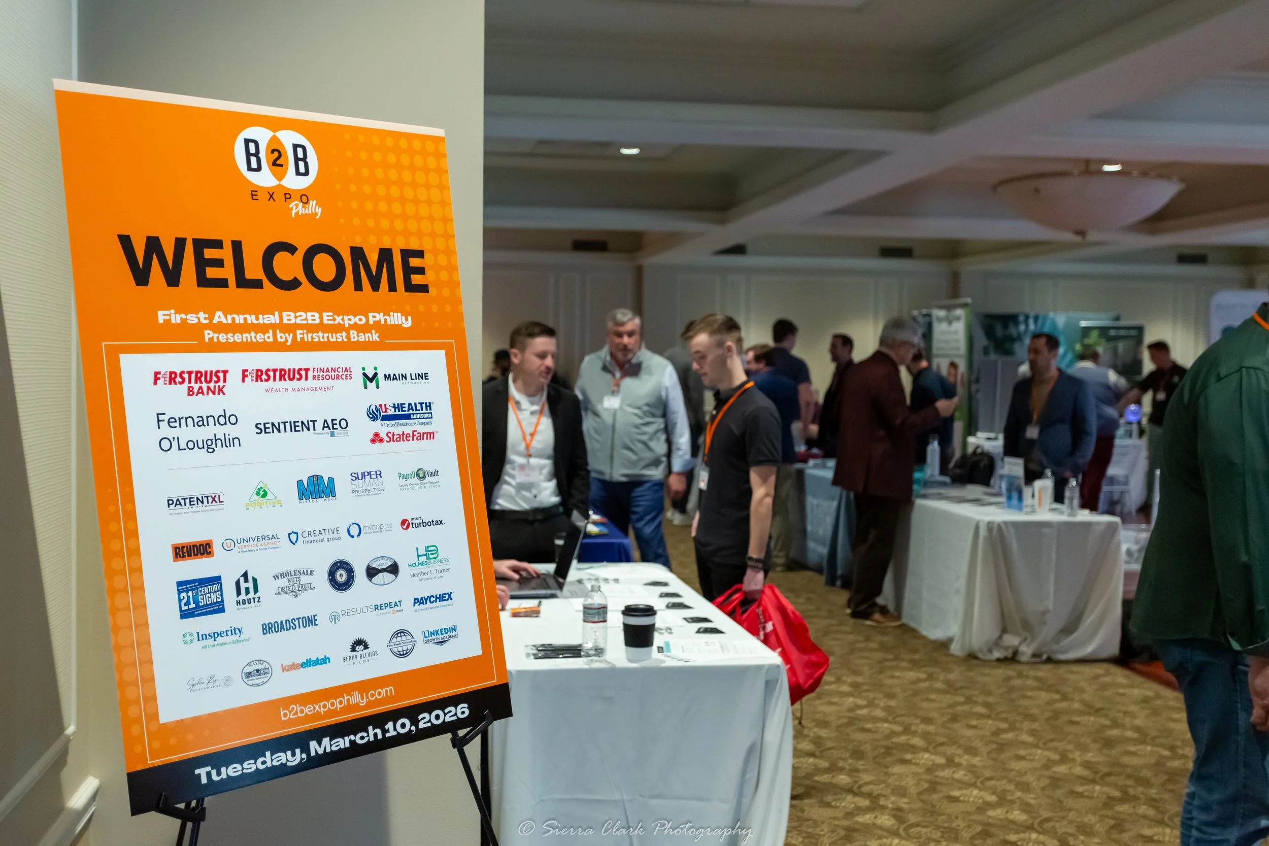 Exhibitor floor at the inaugural B2B Expo Philly