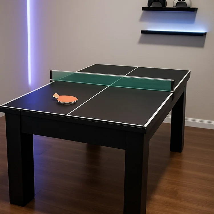 Ping pong conversion table assembled in a Phoenix game room