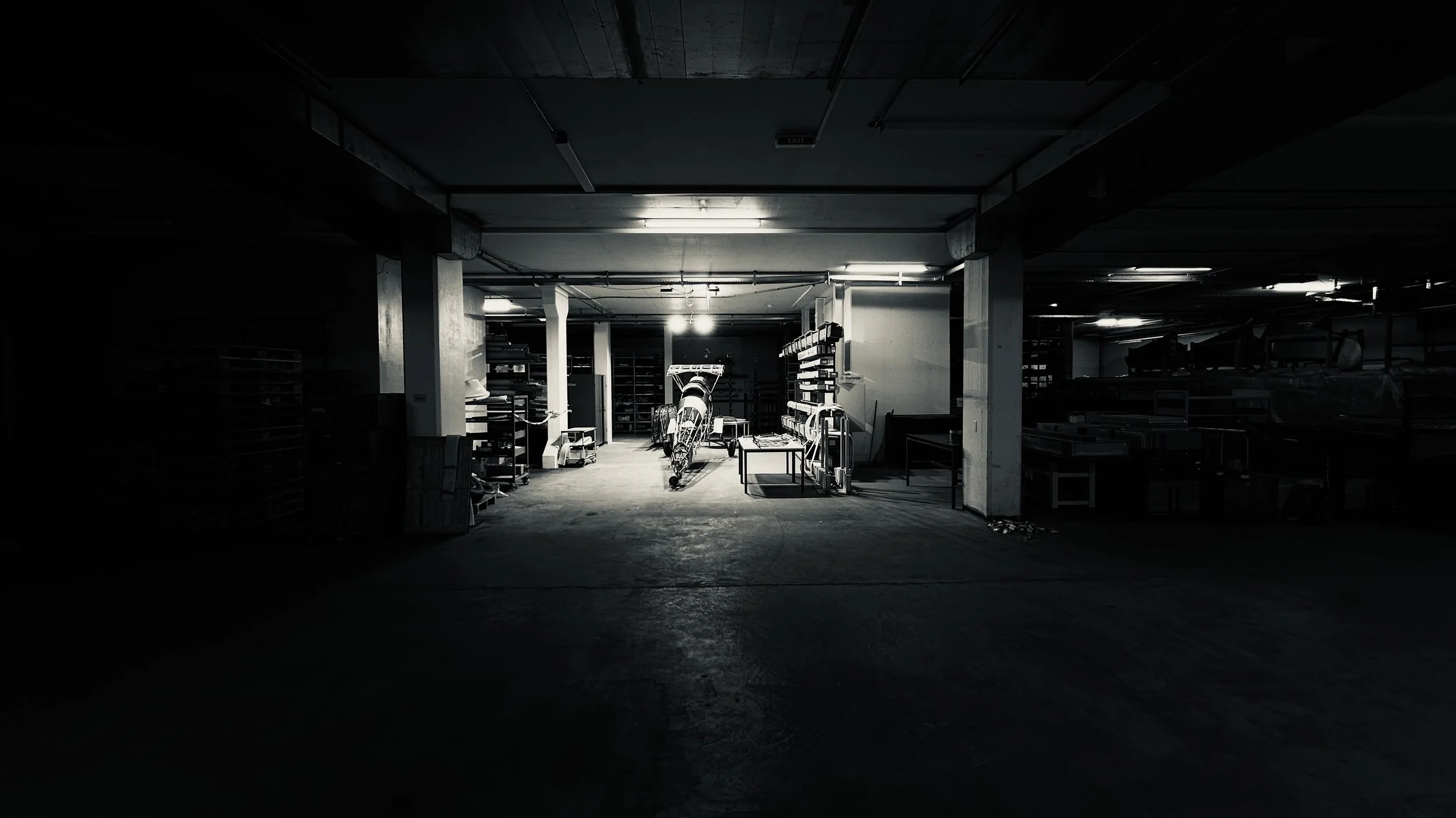 The hangar