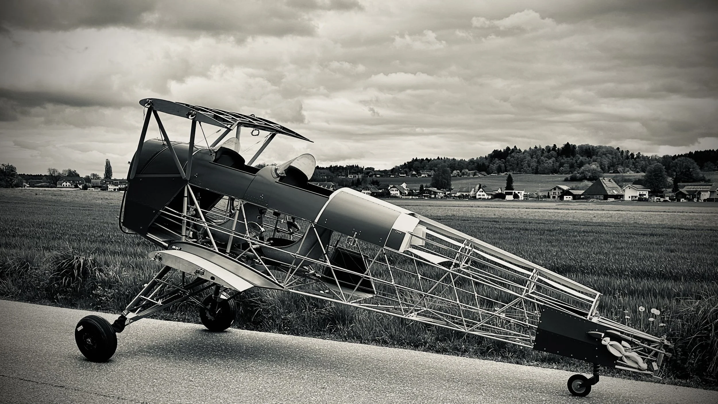 The chassis at LSPL Aerodrome