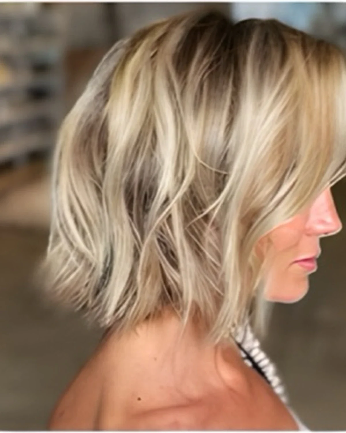 Hair before corrective color at MMA SALON